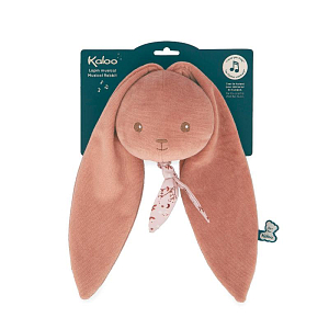 Музыкальная игрушка Kaloo "Кролик", серия "Lapinoo", терракотовая, 11 см